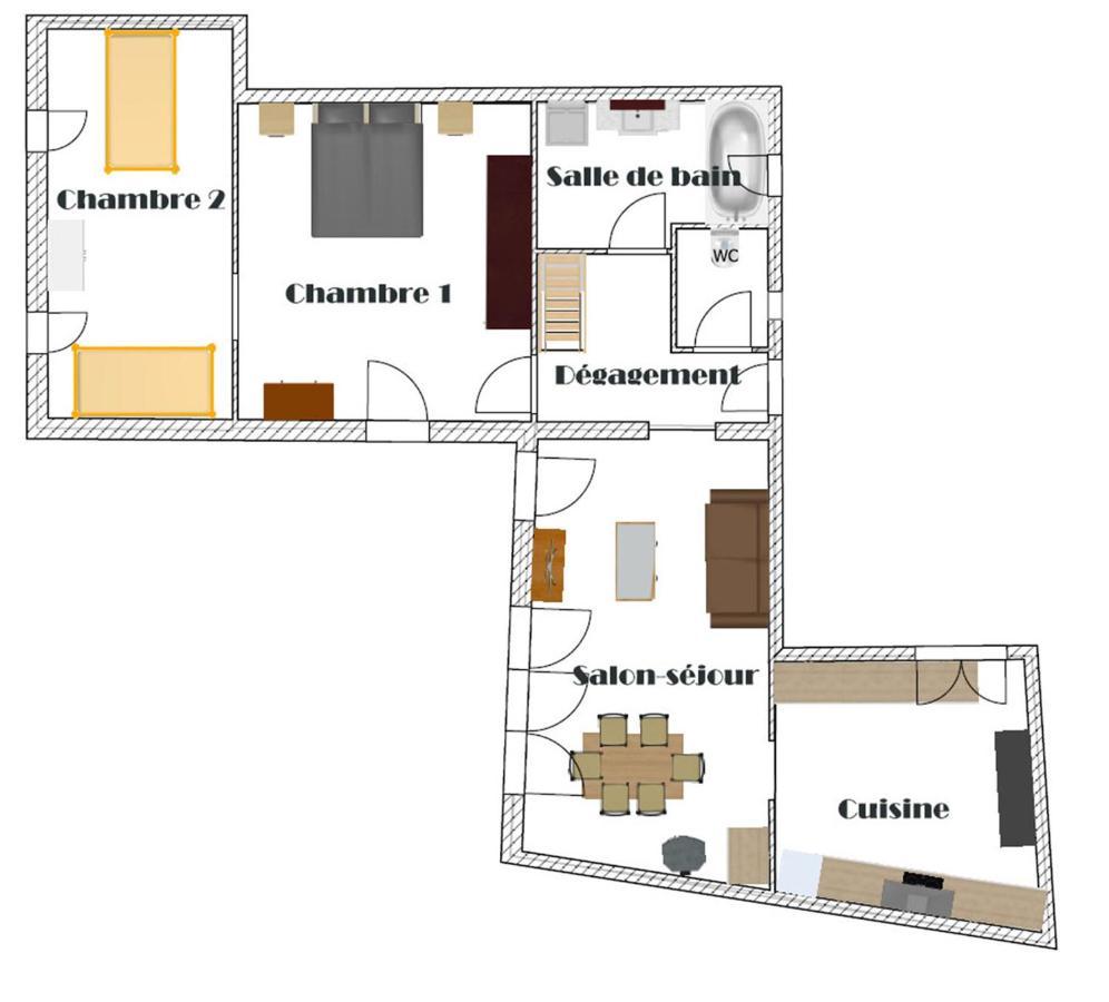 Villa Le Zell Zellenberg Esterno foto